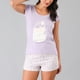 thumbnail image 1 of Pijamas Top M. Corta + Short Flores Mujer 33860-242, 1 of 3