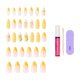 thumbnail image 4 of Uñas postizas KISS "Cherish the Moment" Amarillas - Tamaño largo, 4 of 9