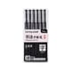 thumbnail image 1 of Set 6 Lápices Gel 1.0mm Negro - Languo, 1 of 3