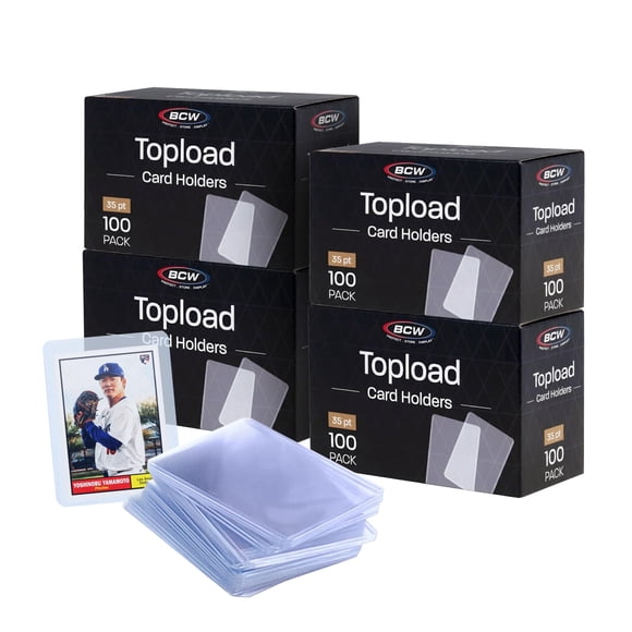 Portacartas BCW 3x4 400 unidades 35 pt Topload