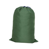 Bothyi - Bolsa De Lavandería Con Cordón Durable Lavable A Máquina Organizador De Ropa Sucia Verde 48Cmx80Cm