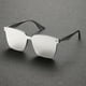 thumbnail image 1 of 1pc Men's Vintage Oval UV400 Sunglasses Decorative Eyewear For All Seasons, 1 of 3