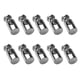 thumbnail image 3 of 10 piezas de cuerda de cuerda de metal con cerradura de bloque único resorte de palanca de parada gris, 3 of 3