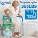 thumbnail image 2 of Barra de seguridad plegable para baño Loyoda, capacidad 350 libras, 2 of 7