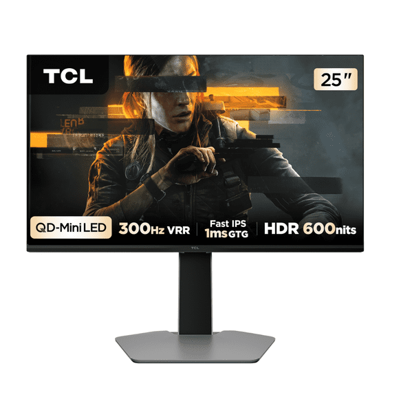 Monitor Gamer TCL 25" G64 FHD 300Hz QD-Mini LED