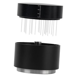 Magideal - Distribuidor De Café, Herramienta De Distribución De Manipulación Manual Con Báscula, Accesorios De Café Barista, Extracción De Café Para El Hogar, Ca 53 Mm