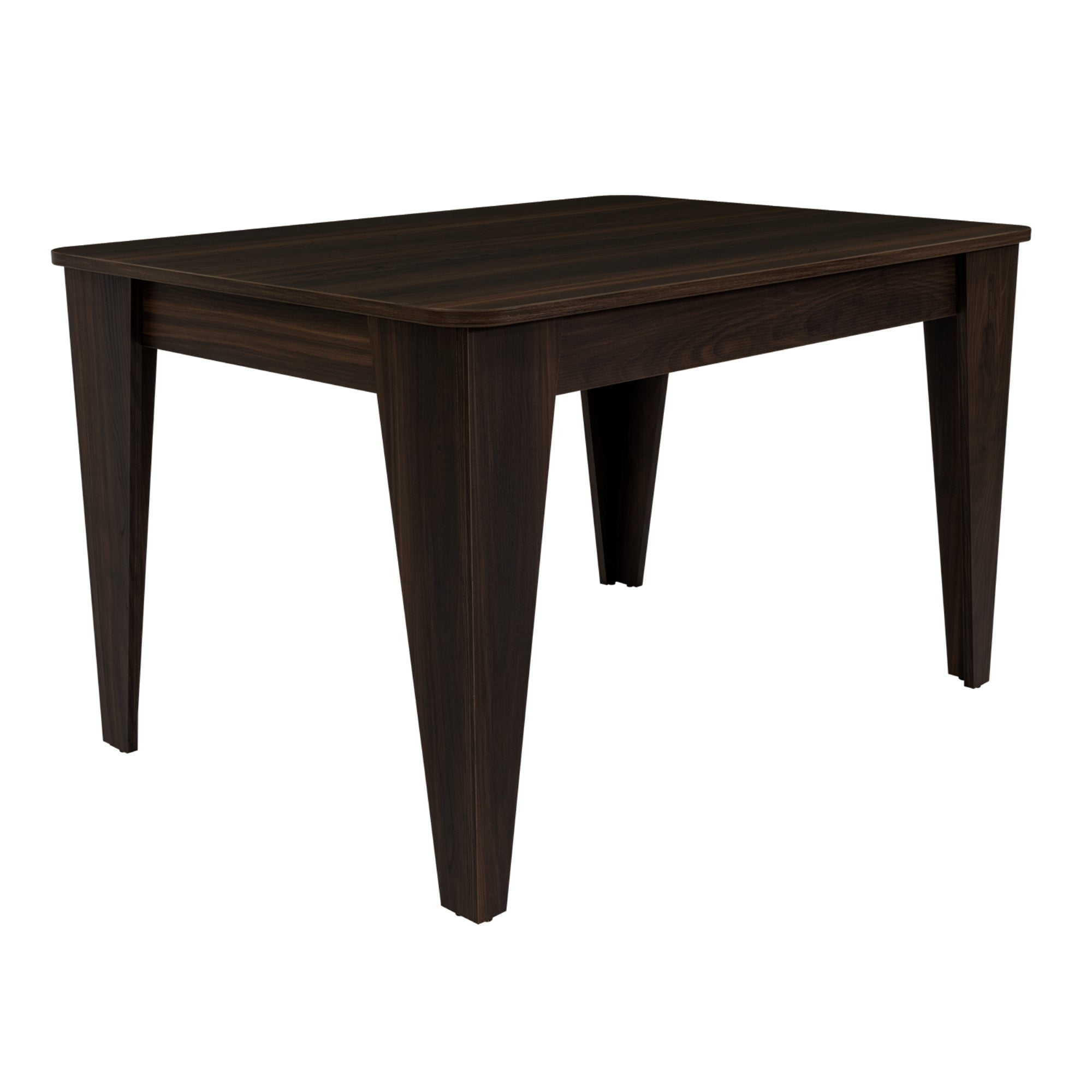 Fmfurniture - Mesa De Comedor 4 Puestos Fm-006o Café Oscuro