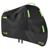 Magideal - Funda Impermeable Para Motocicleta Oxford 210D, Resistente, Fácil De Instalar, Con Dobladillo Cortavientos, Diseño Profesional Con Bandas Reflectantes Talla L