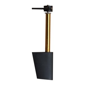 Magideal - Timón De Dirección De Nailon Con Servobrazo En , Eje De Acero Inoxidable Para Accesorios De Lancha Rápida Rc, Piezas De Repuesto Diy , 44Mm 44 Mm