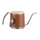 thumbnail image 5 of Hervidor De Café Con Envoltura De Cuero De PU, Tetera Para Cafetera, Barra De Regalo, Marrón Claro, 5 of 5