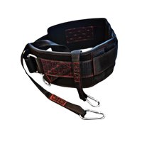 Ioensy - Cinturón De Levantamiento De Pesas, Cinturón De Fitness Para Sentadillas De Peso Muerto, Entrenamiento De Fuerza, Hilo Rojo