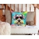 thumbnail image 5 of Almohada Decorativa Schnauzer Hippie Dawg, 5 of 6