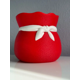 thumbnail image 3 of Jarrón en forma de bolsa de regalo de Navidad, 3 of 3