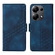 thumbnail image 1 of Carcasa FOXDOCK Xiaomi Redmi Note 13 Pro 4G de cuero PU, diseño acolchado clásico, protección contra caídas y rayones, 1 of 5
