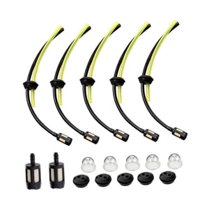 Magideal - 17 Mangueras De Combustible Con Filtro, Repuestos Con Ojales De Sellado Para Tanque, Mangueras De Combustible Para Cortasetos, Herramientas Eléctricas