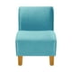 thumbnail image 2 of Poltrona Soft 1C Felpa 04 Turquesa, 2 of 4