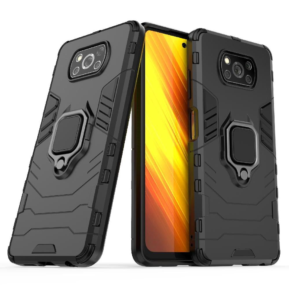 Foxdock Funda Antigolpes Para Xiaomi Poco X3/x3 Pro – Protección Total Con Soporte Y Diseño Robusto