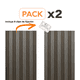 thumbnail image 1 of Wall Panel Wpc Interior 2.70m Gris Oscuro Revest. Pack 2 Un, 1 of 12