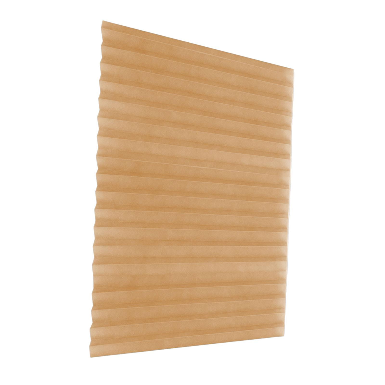 Bothyi - Cortinas Plisadas Opacas Para Ventanas, Transpirables, Para Oscurecer Habitaciones, Montaje Sencillo, Color Marrón, Talla L