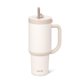 thumbnail image 1 of Vaso Ello Oasis con mango y pajita retráctil, 900 ml, crema, 1 of 7