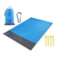 thumbnail image 2 of Manta De Picnic Estera Al Aire Libre Manta De Playa Plegable Para Parque Mochilero Deportes Azul 200cmx210cm, 2 of 5