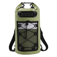 Magideal - Bolsa Seca Impermeable Almacenamiento Cómodo Con Asa Transporte Práctico Pvc Protege La Ropa Electrónica Adecuado Para Navegación Pesca Embarcaciones Verde