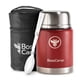 thumbnail image 2 of Termo Comida BossCamp 500 ml Rojo Acero Inoxidable Bolso Térmico Cuchara, 2 of 9