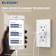 thumbnail image 2 of Toma De Pared Usb R1620d42wh 2usb 4 2a Obturador De Seguridad, 2 of 3