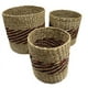 thumbnail image 1 of Pack 3 Canastos Fibra Natural Tejido Mimbre, 1 of 3