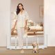 thumbnail image 1 of Cerca para perros Ademon 41 cm plegable de 4 paneles blanca, 1 of 9