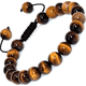 thumbnail image 1 of Pulsera ojo de tigre natural ajustable unisex, 1 of 3