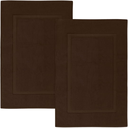 Alfombra De Baño Utopia Towels Con Bandas De Algodón, 100% Hilada En Anillos