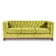 thumbnail image 1 of Sofa Roma 3 C Tela Velvet Pistacho, 1 of 4