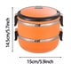 thumbnail image 2 of Lonchera Doble Compartimiento Térmica Naranja, 2 of 3