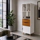 thumbnail image 5 of Estante Organizador Nórdico Con 2 Cajones Madera/Blanco, Diseño Moderno y Funcional, Alta Resistencia, Ideal para Dormitorio u Oficina, 5 of 6