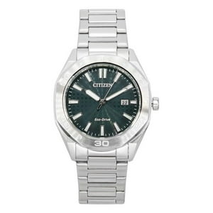 Reloj Citizen Eco-Drive Stainless Steel Green Dial Bm7630-80X 100M Men'S Watch
