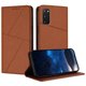 thumbnail image 1 of Funda Cartera Magnética para Samsung Galaxy S20 Protección Antichoque con Ranuras Marrón, 1 of 6