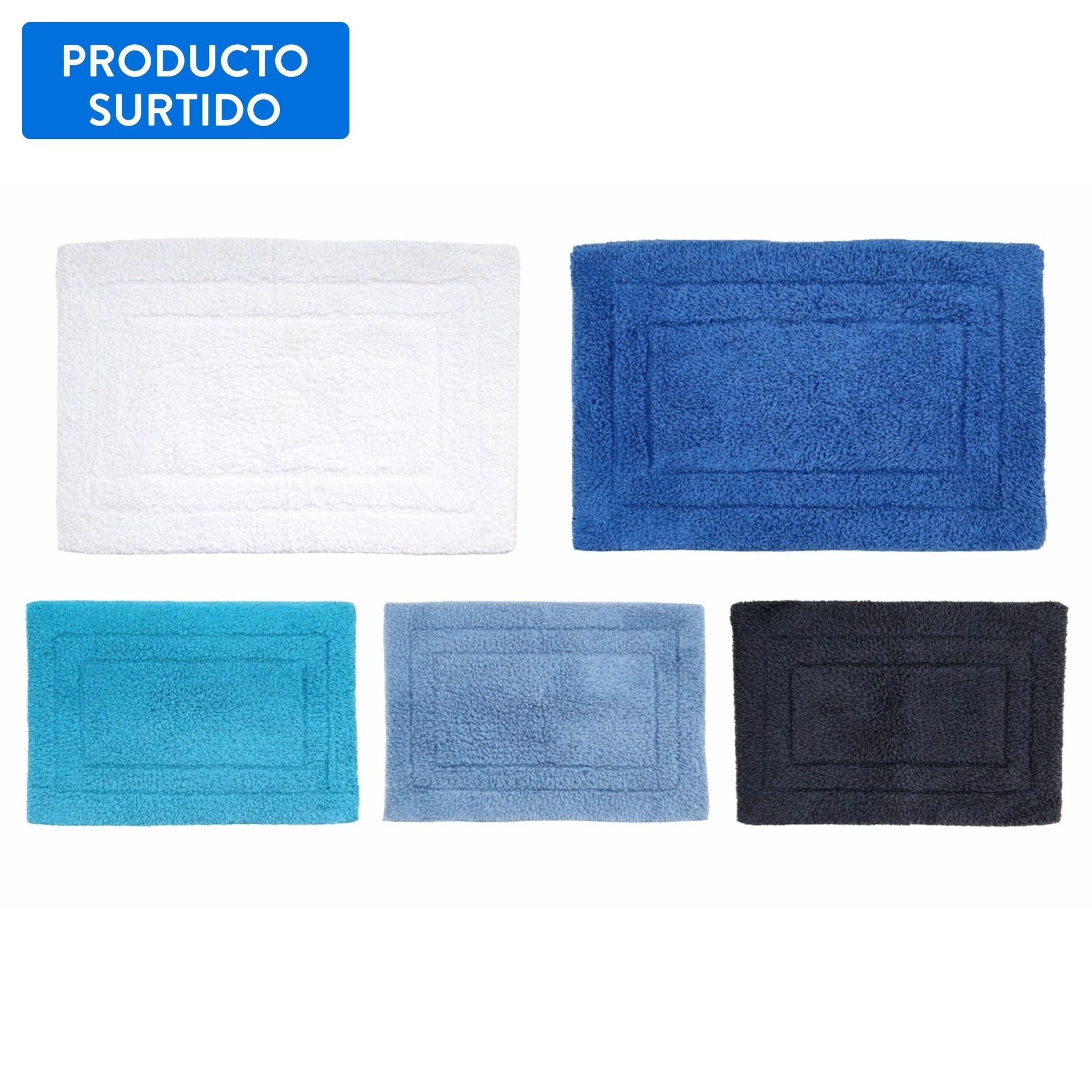 Piso Baño 45x65cm Algodón, producto surtido 1 un