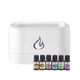 thumbnail image 1 of Pack Humidificador Blanco Efecto Llamas + 6 Esencias, 1 of 3