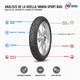thumbnail image 2 of Neumatico 90/90-18 51R 4PR P6050 Sport Bias WANDA, 2 of 4