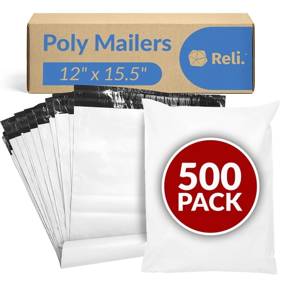 Sobre Poly Mailers Reli. 12 x 15,5 cm, 500 unidades, para envíos a granel