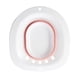 thumbnail image 5 of Asiento de Inodoro para Baño, Hemorroides Posparto con Lavabo de Descarga, Baño Universal para Asiento de Inodoro, Asiento de Inodoro para Uso Domést , Rosa Rosa sin rociador, 5 of 5