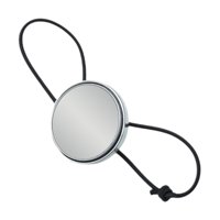 Ioensy - Espejo De Mano Para Buceo, Cristal Convexo, Ajustable, Equipo Subacuático Para La Deriva, Plateado