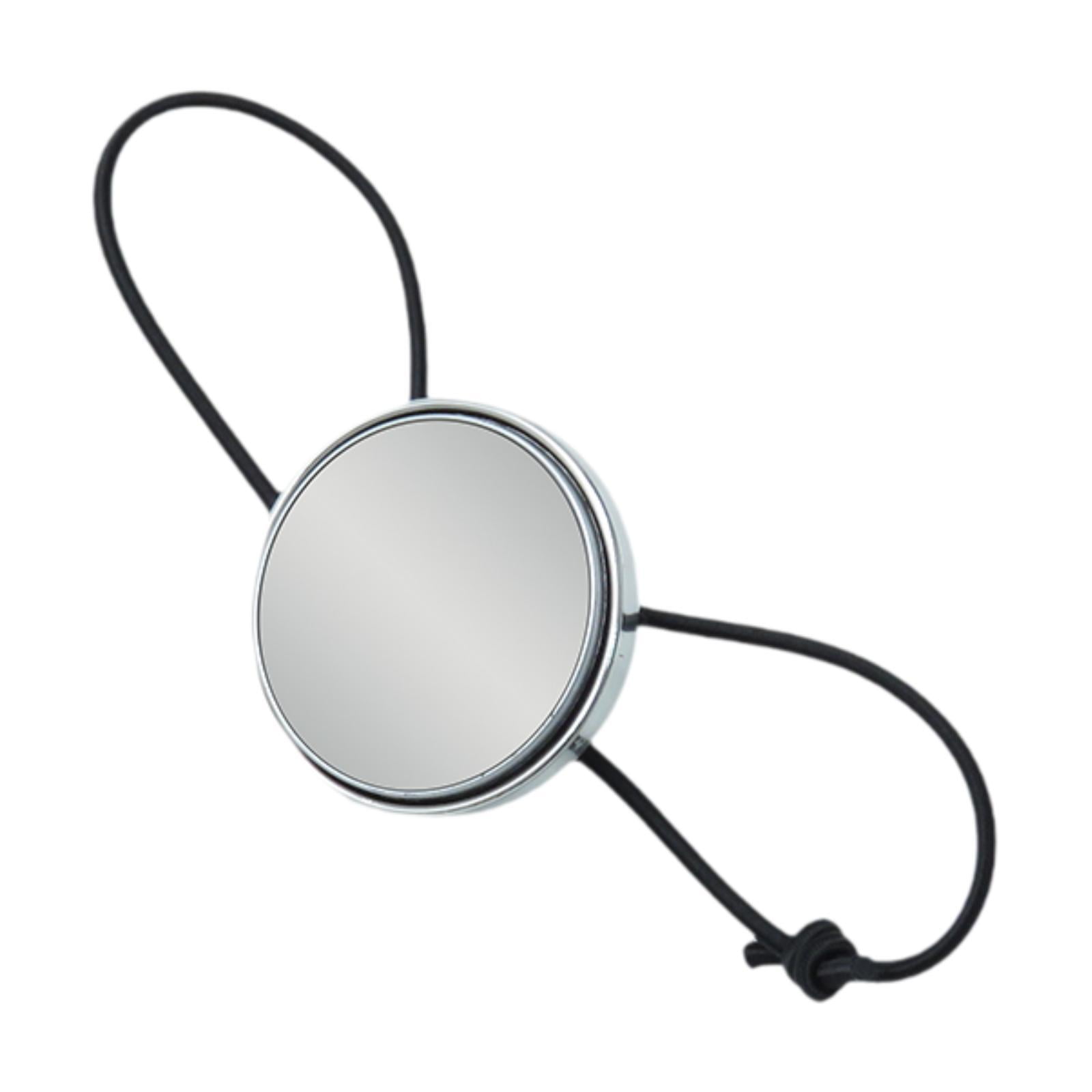 Ioensy - Espejo De Mano Para Buceo, Cristal Convexo, Ajustable, Equipo Subacuático Para La Deriva, Plateado