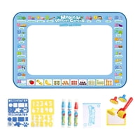 Bothyi - Doodle Mat Tablero De Garabato De Escritura De Pintura Portátil Para Edades 2 3 4 5 6 Años Letra De Frutas