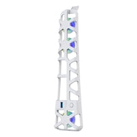 Genérico - Ventilador Con Control De Temperatura, Iluminación Rgb Y Puerto Usb 3.0 Compatible Con Playstation 5 Pro-Blanco