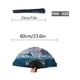 thumbnail image 4 of Subnautica Abanico Plegable Chino, Abanico de Mano de Poliéster Plegable, Abanicos para Baile Fiesta Hogar, Adecuado para Hogar, Oficina, Fiesta, 4 of 6