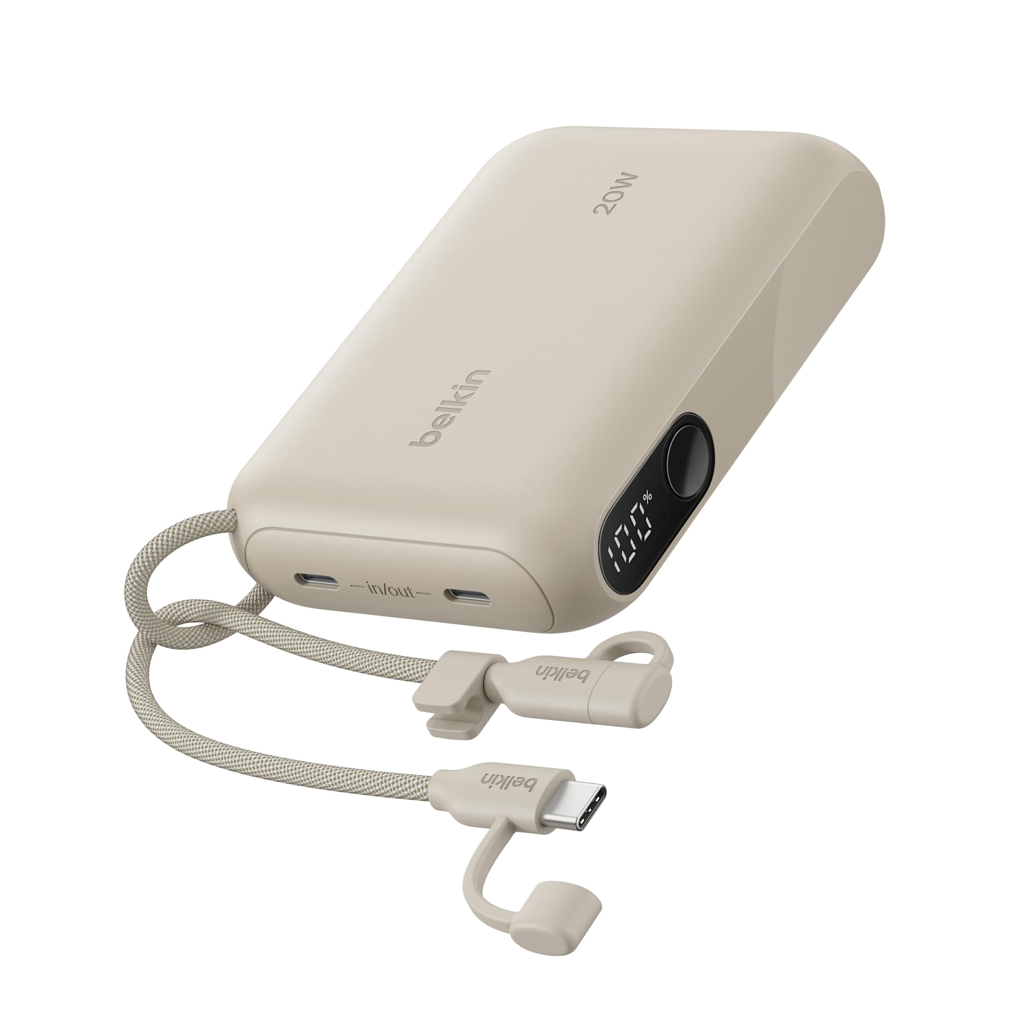 Cargador Portátil Belkin Slim Usb-c Power Bank De 10.000 Mah