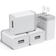 thumbnail image 1 of Bloque de cargador de pared USB de 12 W, paquete de 4 unidades, compatible con iPhone, DOTWARE, 1 of 7