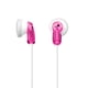 thumbnail image 1 of Audífonos In Ear MDR-E9LP con Cable Rosado, 1 of 2